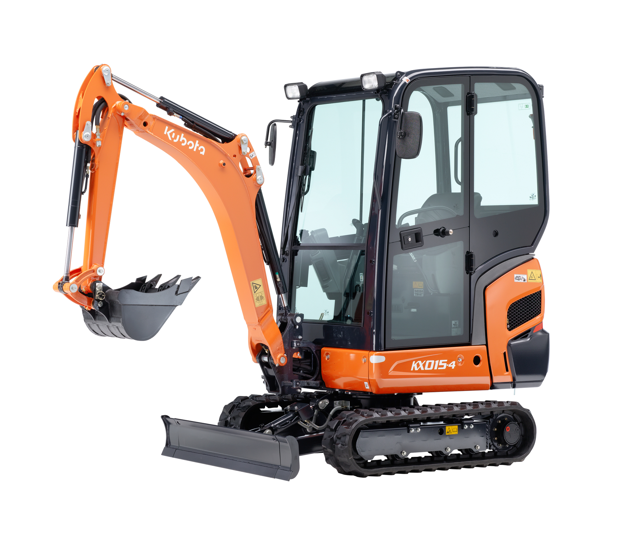 Kubota KX015-4 mini digger Cab