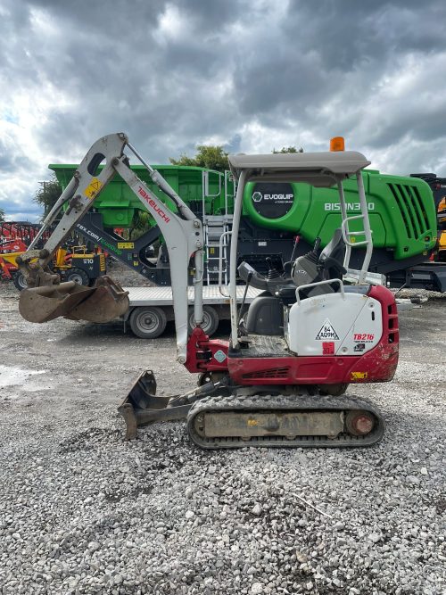 Used Takeuchi TB216 mini digger