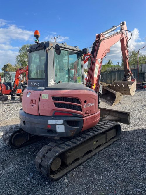 Used Kubota U554-4 excavator