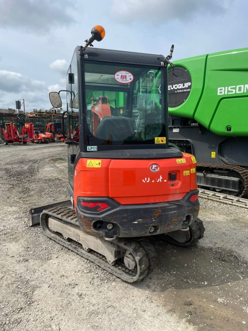 Back of a 2021 Kubota KX027-4